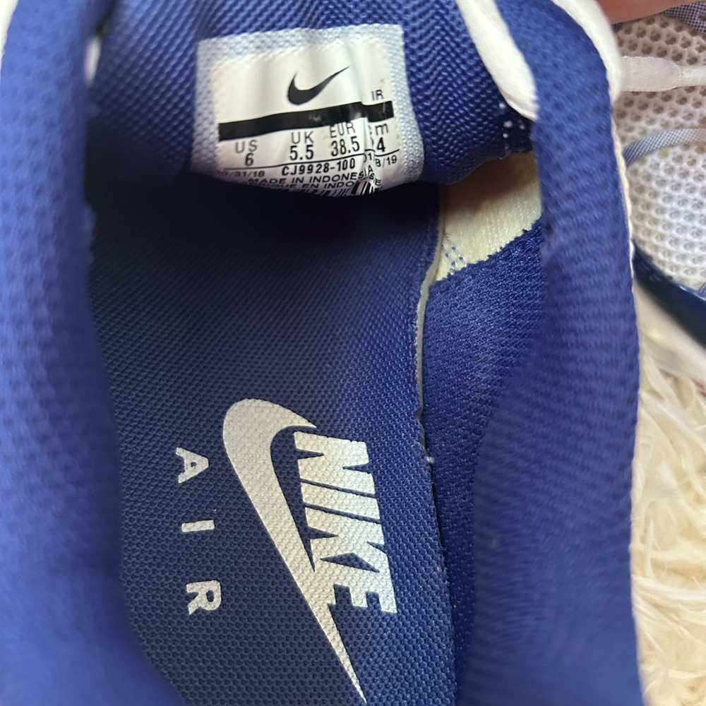 Nike Air Max Plus 2019 Blue and White Sneakers - Picture 6 of 8